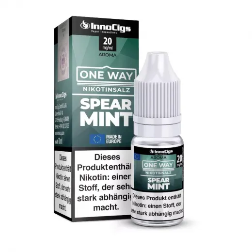 InnoCigs - One Way - Spearmint - Nikotinsalz Liquid