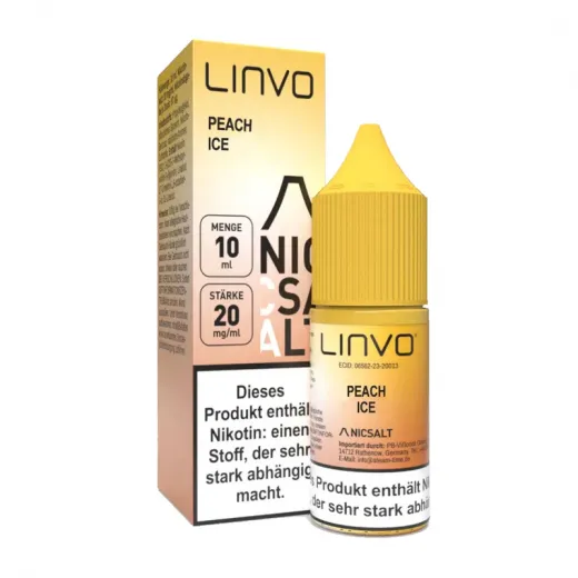 Linvo - Peach Ice - Nikotinsalz Liquid