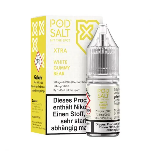 Pod Salt X - White Gummy Bear - Nikotinsalz Liquid