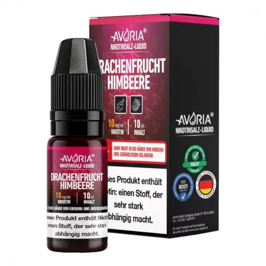 Avoria - Drachenfrucht-Himbeer 10 ml Nikotinsalz Liquid