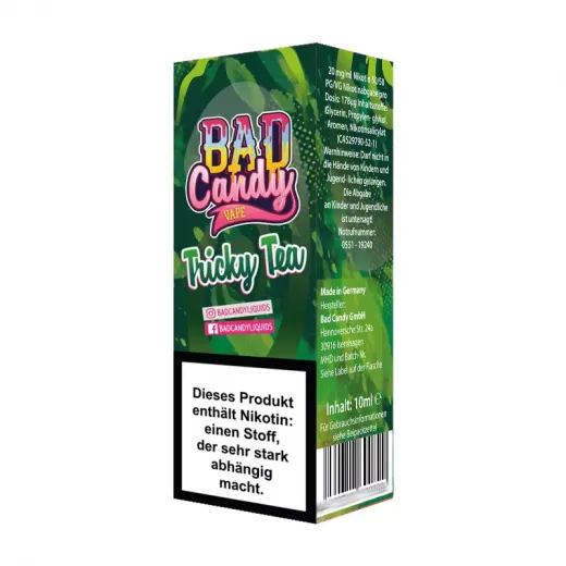 Bad Candy Liquids - Tricky Tea - Nikotinsalz Liquid