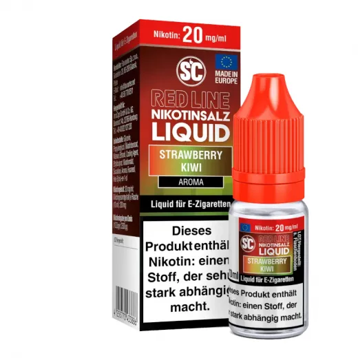 SC - Red Line - Strawberry Kiwi - Nikotinsalz Liquid