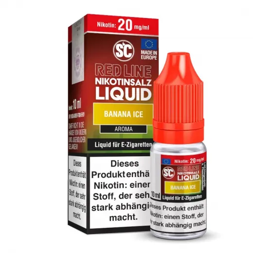 SC - Red Line - Banana Ice - Nikotinsalz Liquid